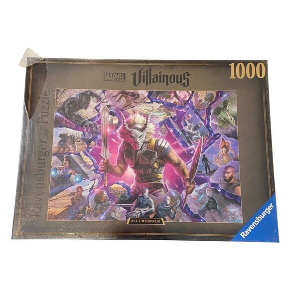 Marvel Villainous Killmonger 1000-Piece Puzzle By Ravensburger New Sealed NEW - Picture 1 of 15